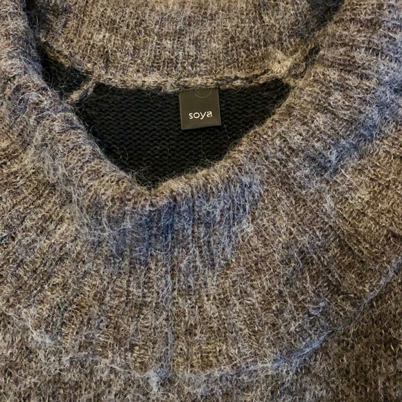 SOYA Boutique Mohair Cowl Neck Sweater - Picture 4 of 7